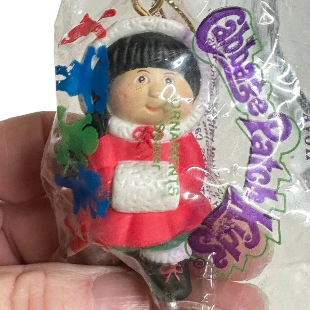 Cabbage Patch Ice Skater Ornament New Sealed Package Collectible‎ VTG 1995 Avon